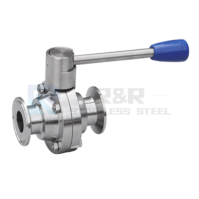 Pull rod quick installation butterfly valve