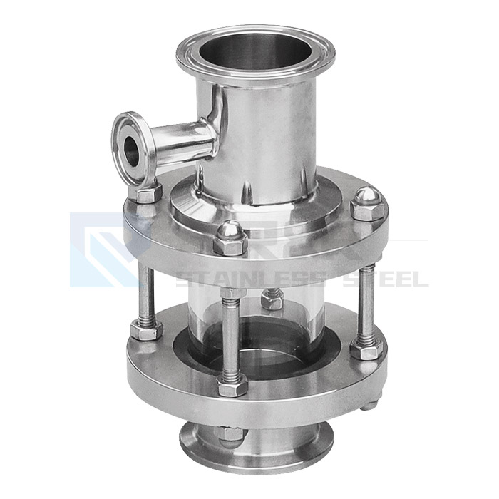 Fast loading sight glass