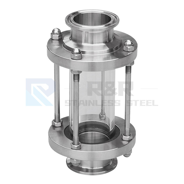 Fast loading sight glass