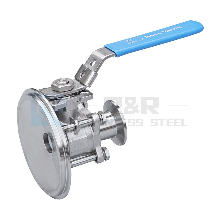 Discharge ball valve