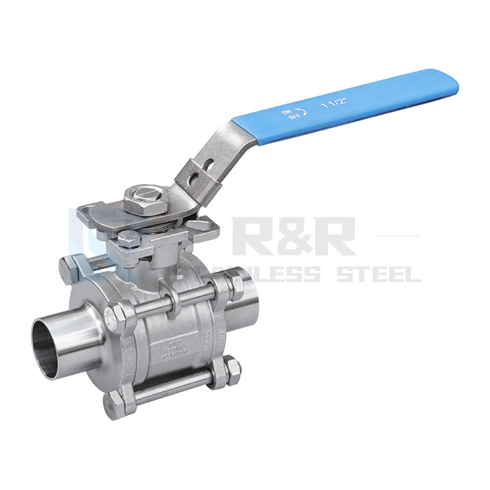High platform fully enclosed welding ball valve