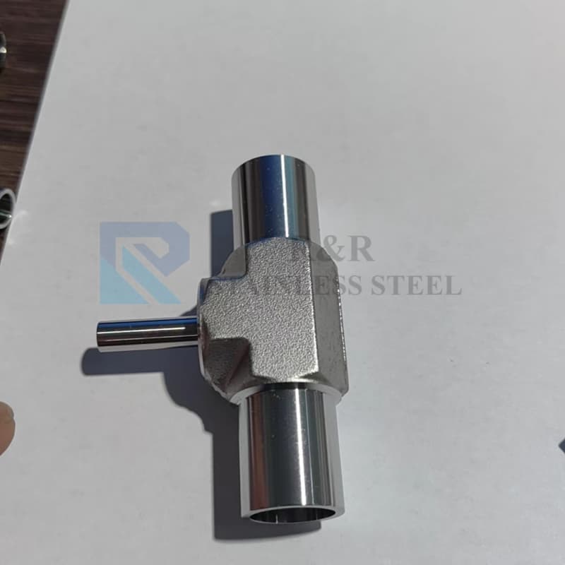 Orbital weld Reducing Tee 